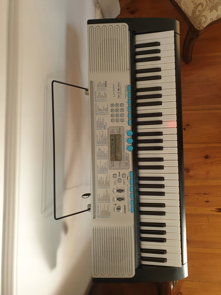 Casio LK 220 Key Lighting Keyboard pianino 8148602064