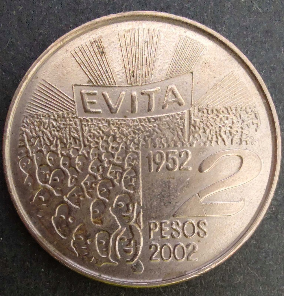 0321 - Argentyna 2 peso, 2002