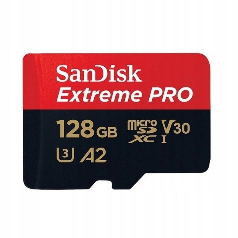 KARTA PAMIĘCI SANDISK EXTREME PRO MICROSDXC 128GB