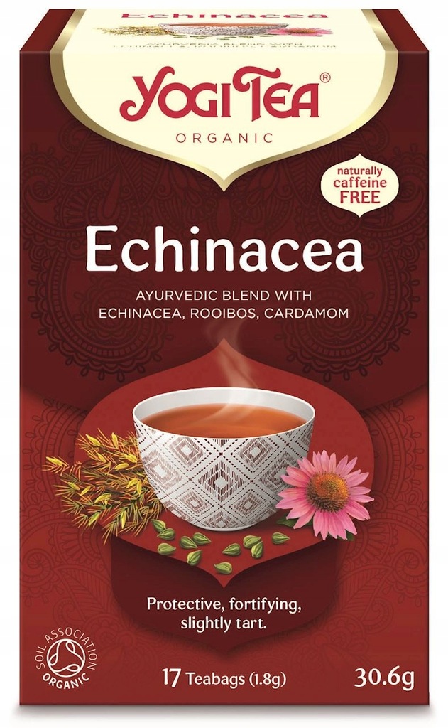 Herbatka echinacea BIO 30,6 g - YOGI TEA