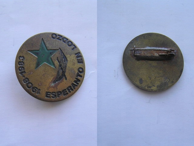 ŁÓDŹ - ESPERANTO EN LODZO 1908-1983 - Odznaka