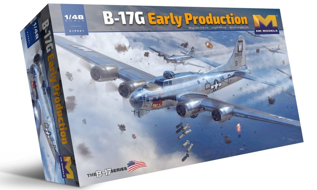 HK MODELS 01F001 - 1:48 B-17G Flying Fortress