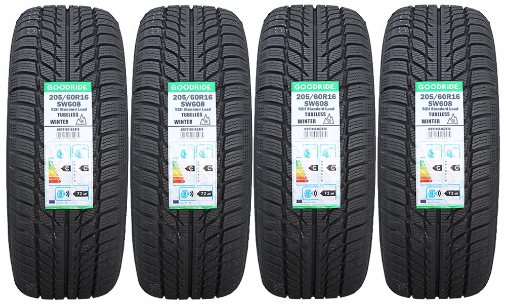 4x 205/60 R16 OPONY ZIMOWE NOWE 4 szt. 7492331050 oficjalne