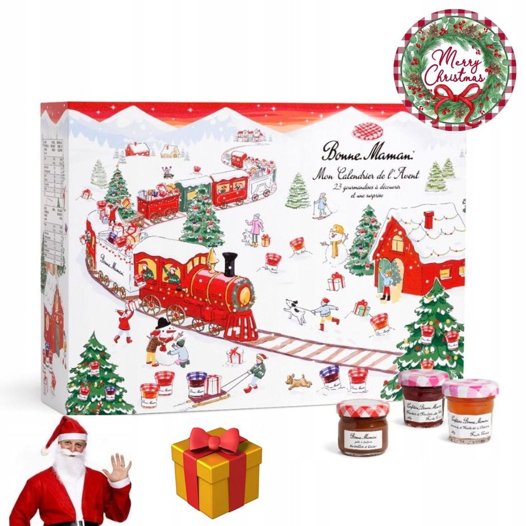 KALENDARZ ADWENTOWY Mini Dżemiki Dżemy Francuskie - Domek Bonne