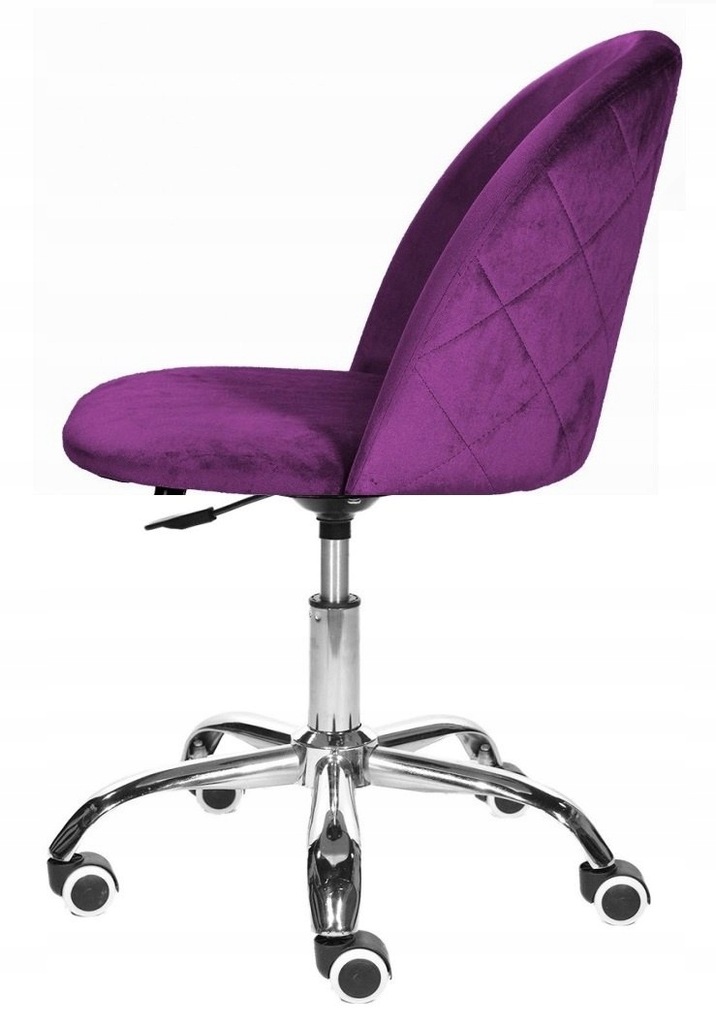 Krzesło obrotowe GLORIA OFFICE PURPLE VELVET