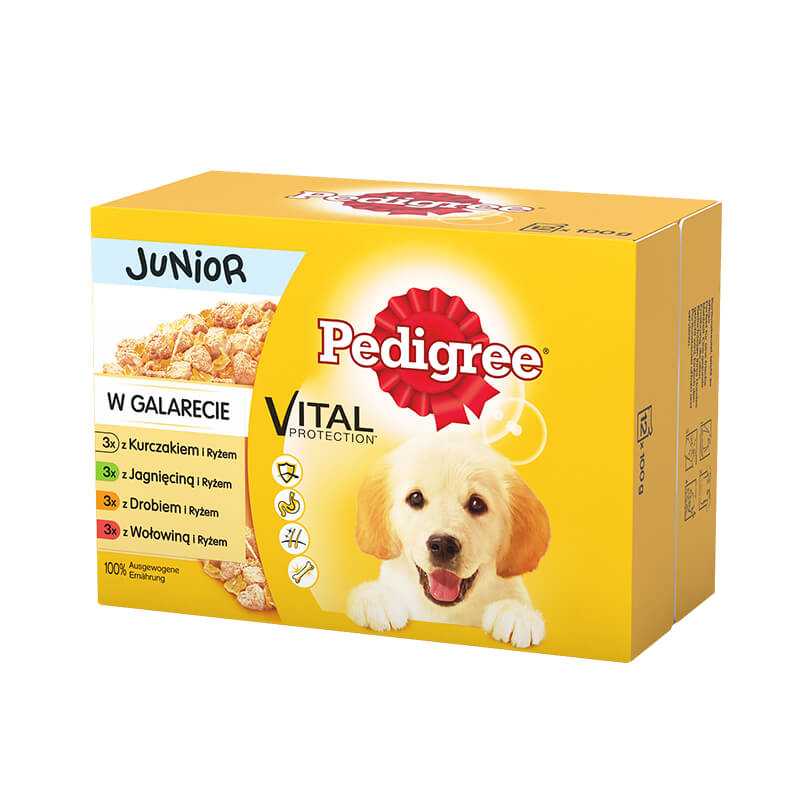 PEDIGREE Junior - mix smaków 12x100g