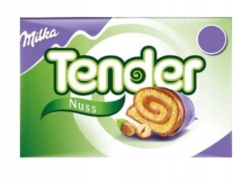 MILKA TENDER ROLADKI NUSS 185g Z NIEMIEC