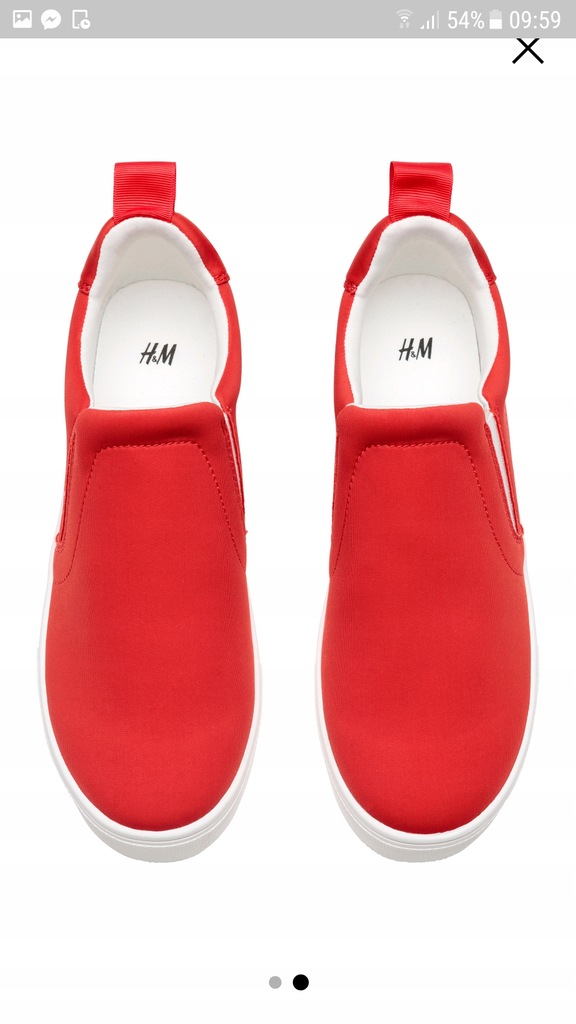 Trampki buty czerwone h&m 38