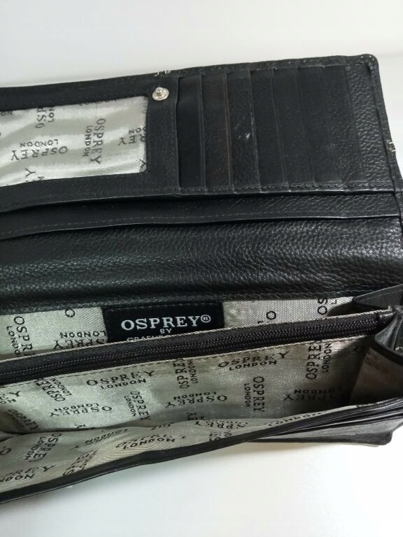 PORTFEL OSPREY LONDON GENUINE LEATHER