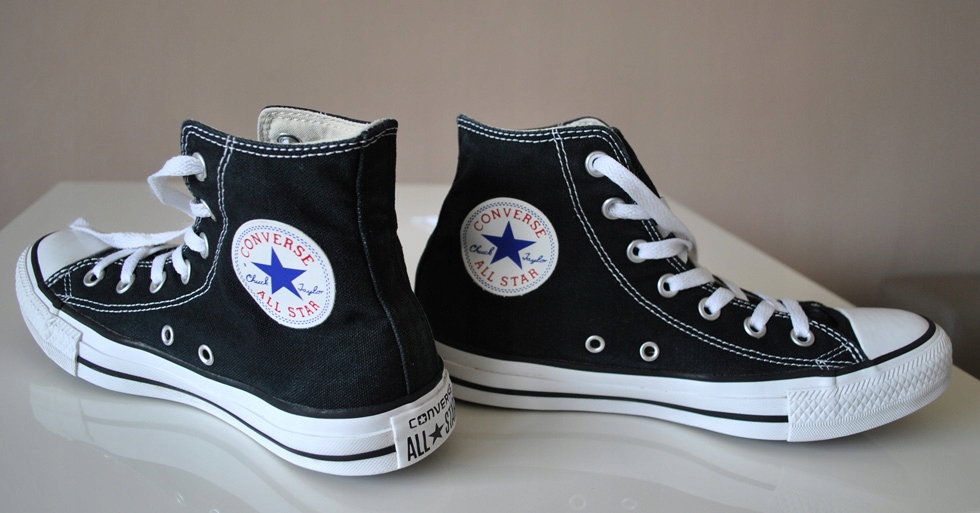 CONVERSE ALL STAR czarne za kostkę uniseks r 38