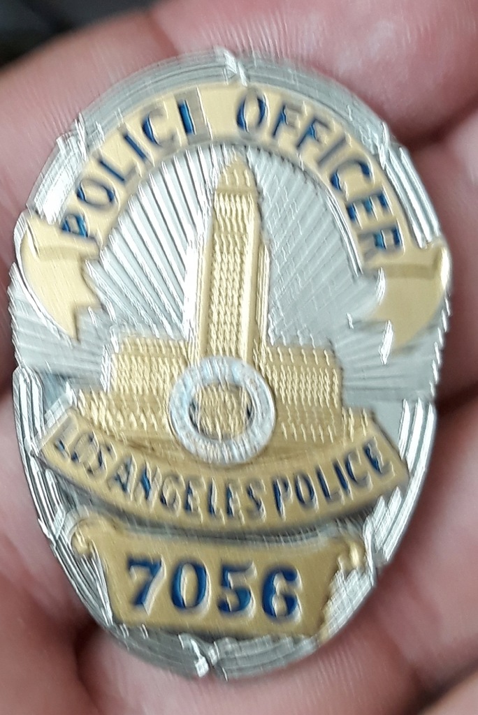 Odznaka policjanta z Los Angeles