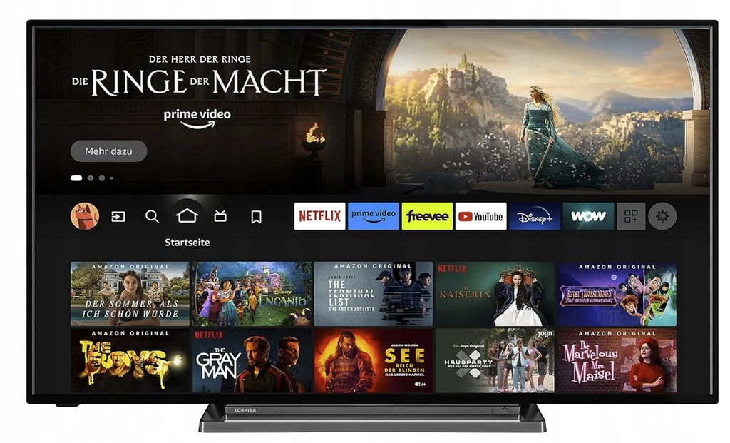 Telewizor Toshiba 50UF3D63DA 50" 4K UHD LED HDR Smart TV Fire TV Alexa