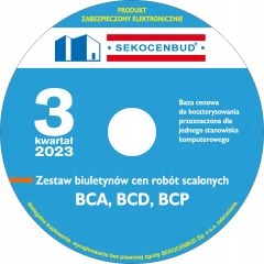 Sekocenbud Biuletynyscalone(BCA,BCD,BCP) 3/2023 CD