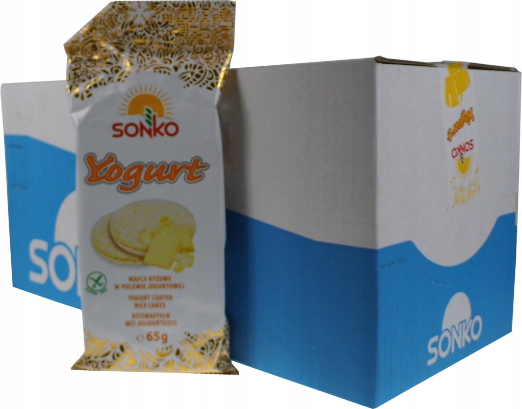 Wafle Ryżowe W POLEWIE JOGURTOWEJ Sonko 65g x 24