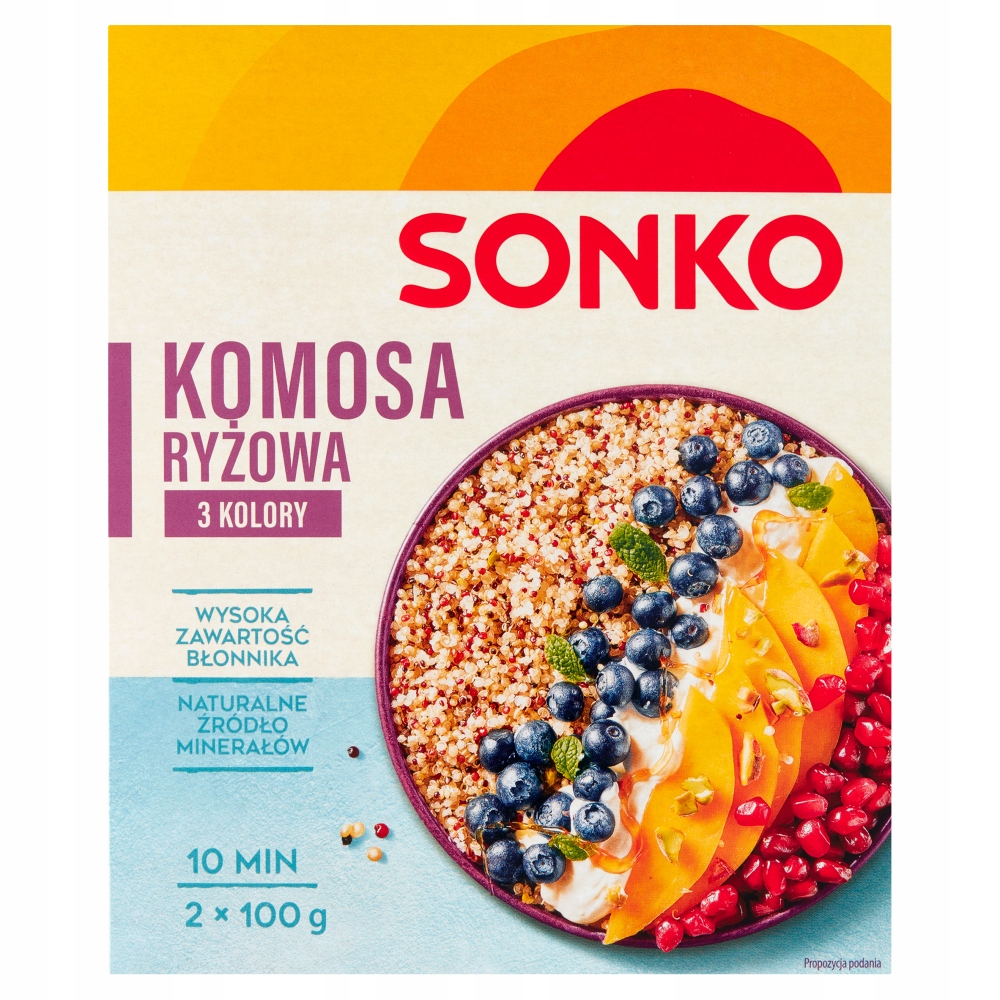 Sonko Komosa Ryżowa 3 Kolory 200 G (2 X 100 G)