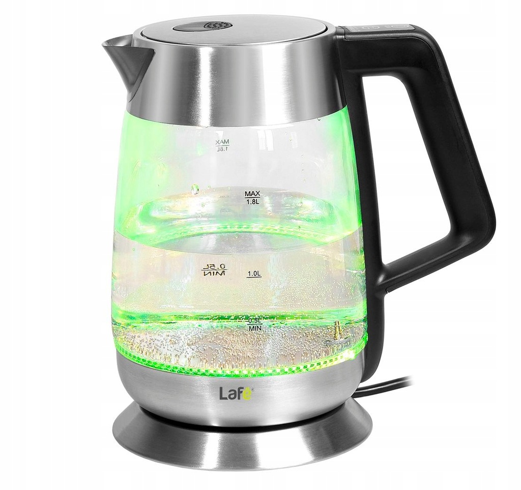 Bauhaus чайник электрический стеклянный с подсветкой