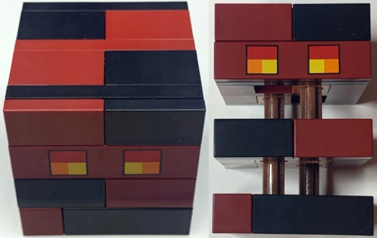 Lego figurka Minecraft minemagma02 Magma Cube N