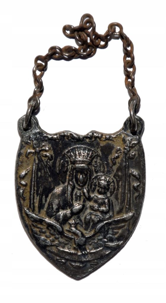 RYNGRAF - patriotyczny orzeł Matka Boska Częstochowska 28 x 22 mm oryginał