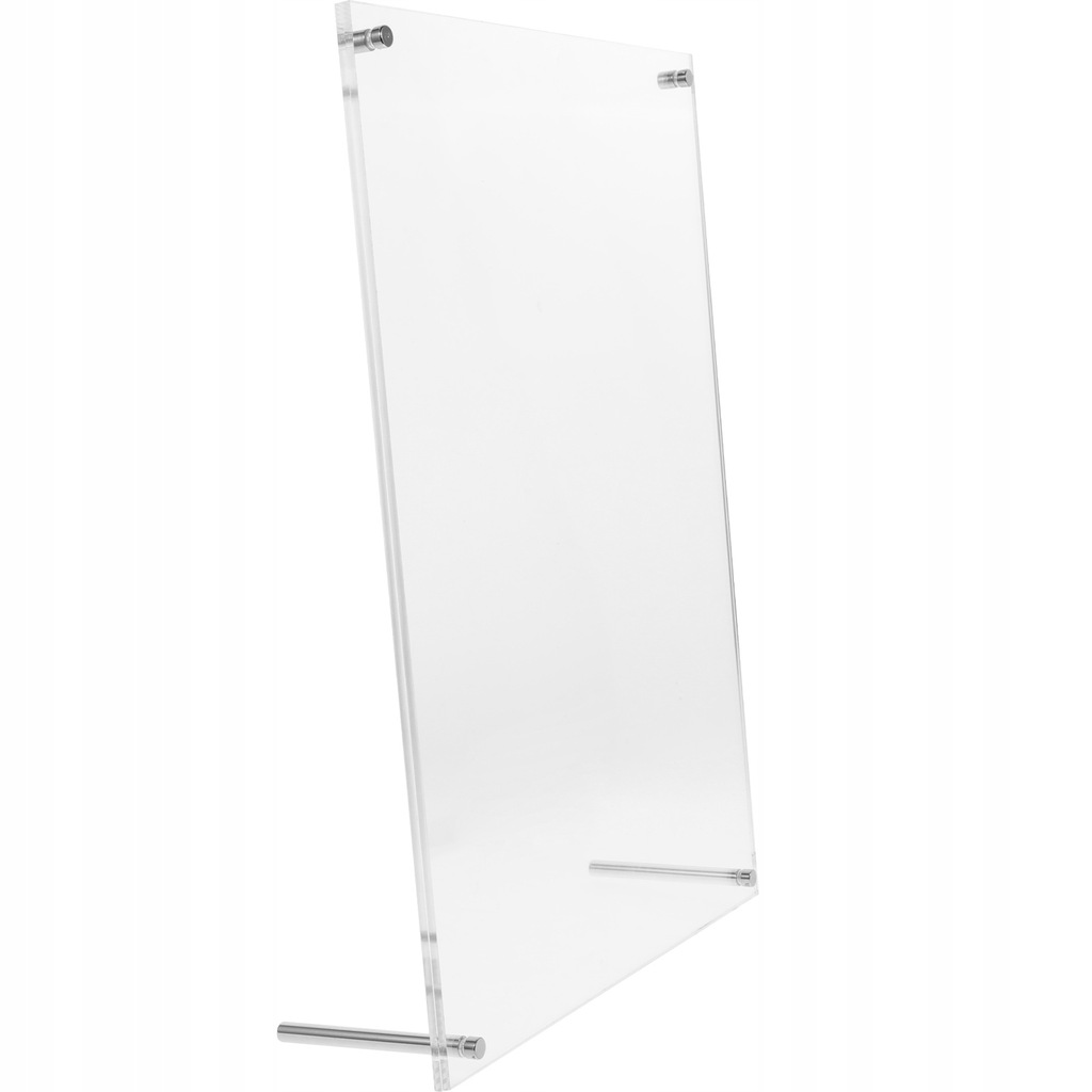 Poster Display Rack Transparent Stand Table Menu
