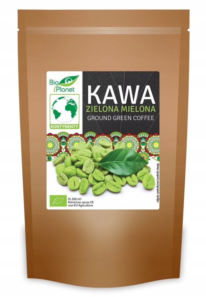 KAWA ZIELONA MIELONA BIO 250 g BIO PLANET