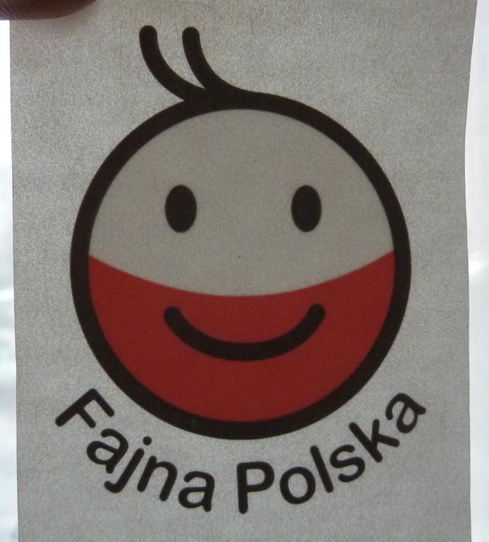 Nalepka na szybę "Fajna Polska" !!!