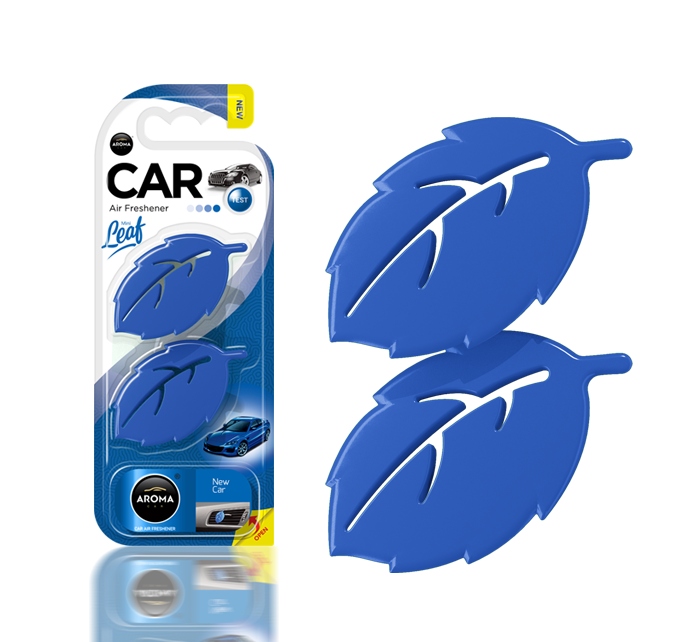 Zapach samochodowy - Liść LEAF 3D MINI New Car