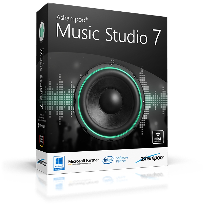 Modyfikacja muzyki Music Studio 7 Ashampoo