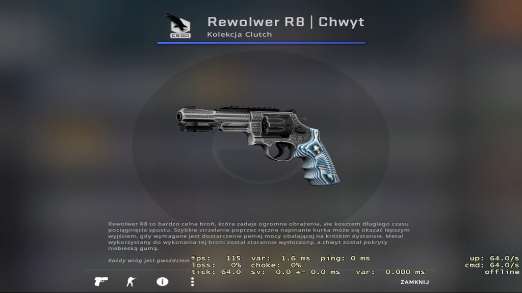 Skin CS:GO Rewolwer R8 | Chwyt