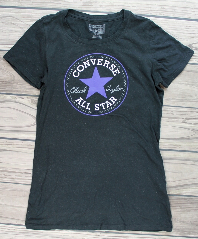 CONVERSE___ BAWEŁNIANY T-SHIRT LOGO__XS