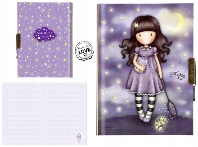 ZAMYKANY NOTES GORJUSS SPARKLE & BLOOM SANTORO