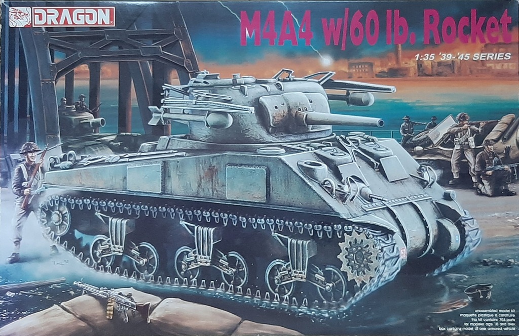 M4A4 with 60 lb. rocket Dragon 1/35