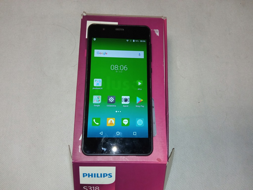 Smartfon Philips S318 5" 1Gb/8gb Android 7.0