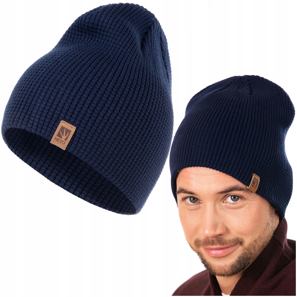 CZAPKA MĘSKA HEYO WIOSENNA ZIMOWA KRASNAL BEANIE