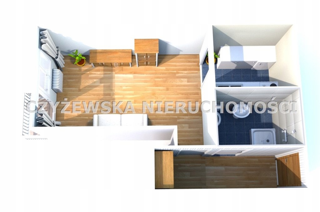 Mieszkanie, Tczew, Tczewski (pow.), 29 m²