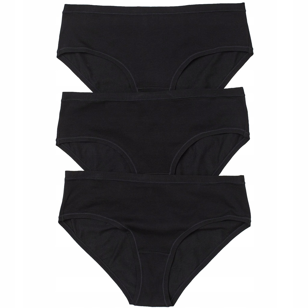 H&M MAJTKI BIKINI HIPSTERS MID RISE 3-PAK S