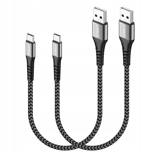 SUNGUY Kabel USB C, pleciony