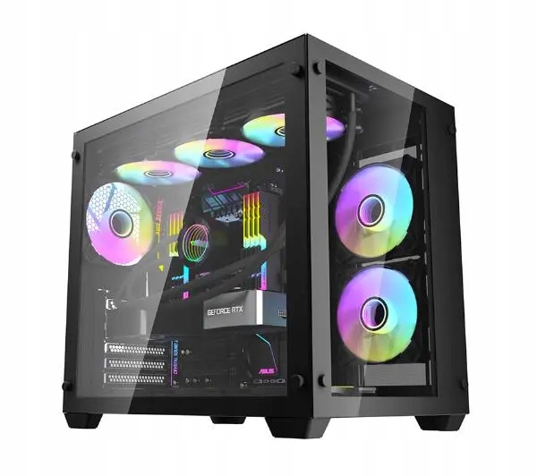 Obudowa do komputera Darkflash C285 Midi Tower ATX Okno Czarna