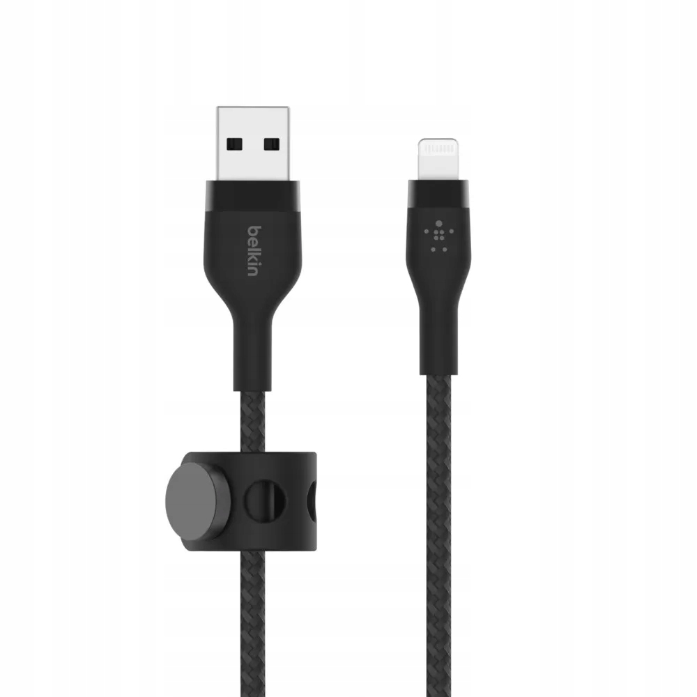 Belkin Kabel BoostCharge USB-A do Lightning silikonowy 3m, czarny