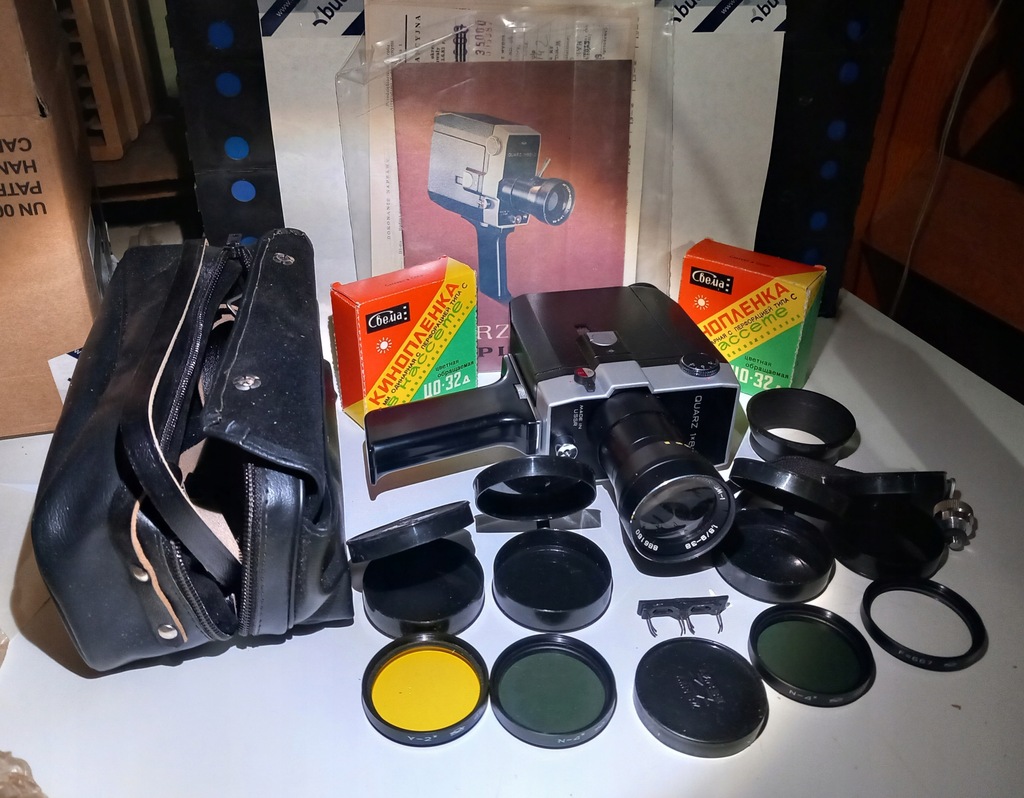Kamera Zenit Quarz 1x8S-2, Meteor-8M-1 1,8/9-38