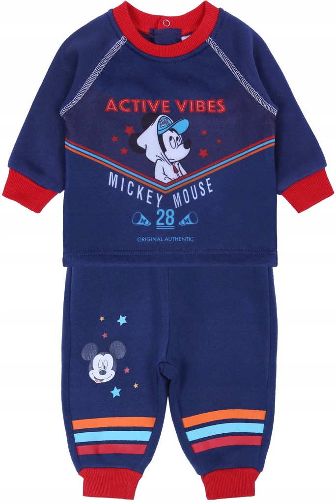 Granatowy dres niemowlęcy Mickey Mouse Disney