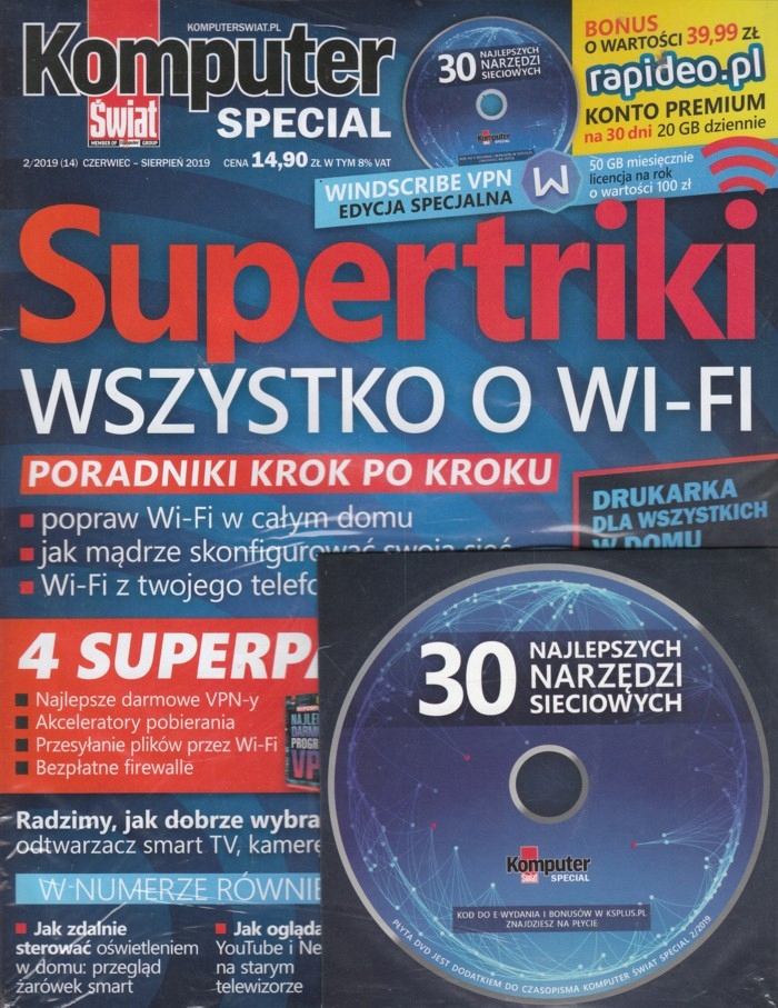 Komputer Świat SPECIAL 2/2019 Supertriki o WI-FI