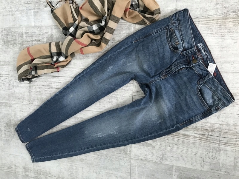 NEXT__SKINNY spodnie ANKLE jeans RURKI__38 M