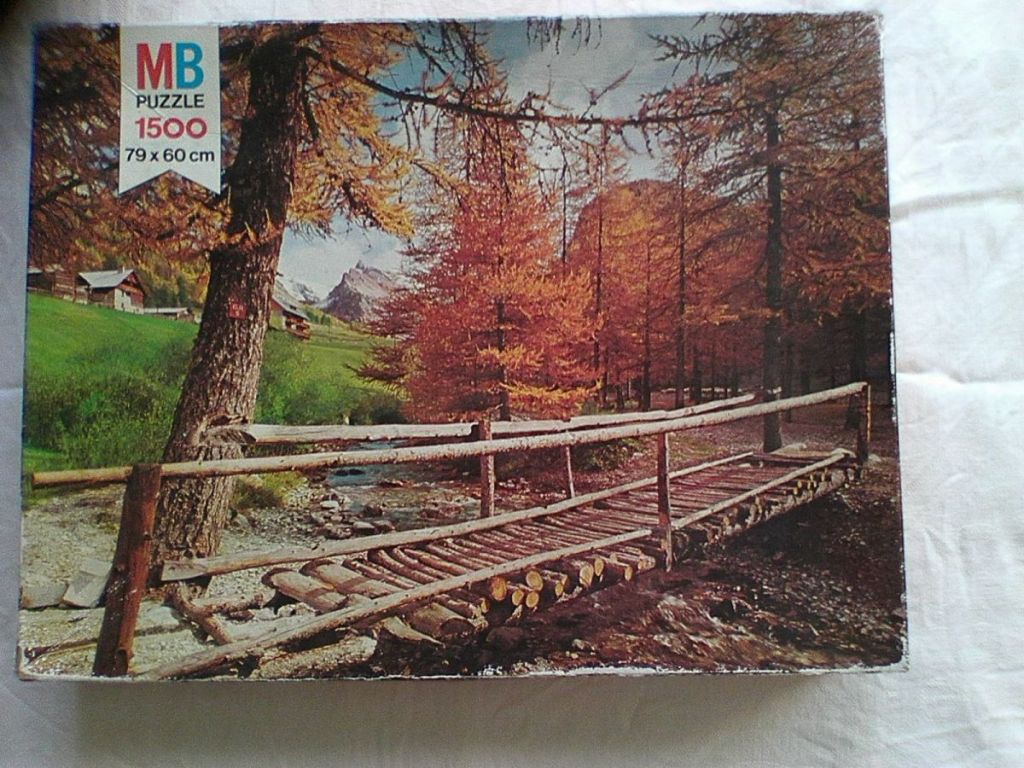 Puzzle 4 - MB - Jesienny widok - 1500 elementów