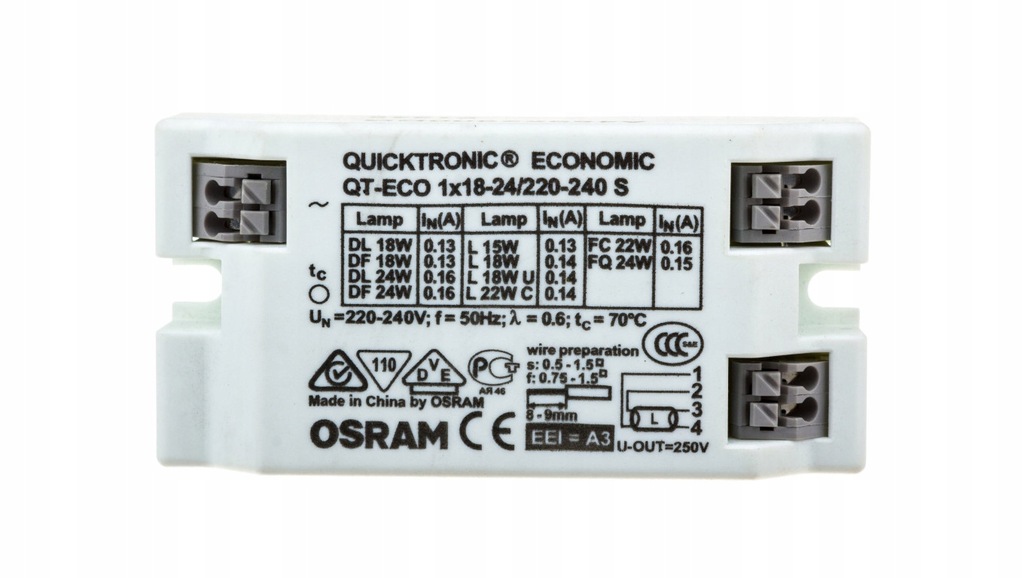 Statecznik elektroniczny QT-ECO 1x18-24/230-240 S