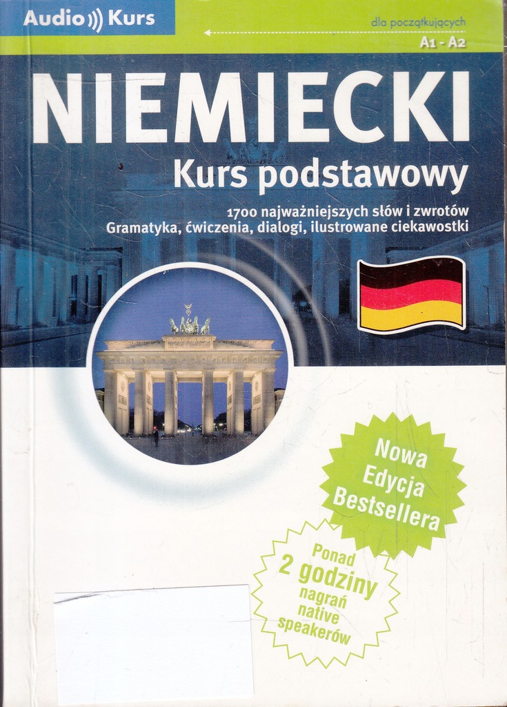 NIEMIECKI KURS PODSTAWOWY A1-A2 EDGARD / BRAK CD!