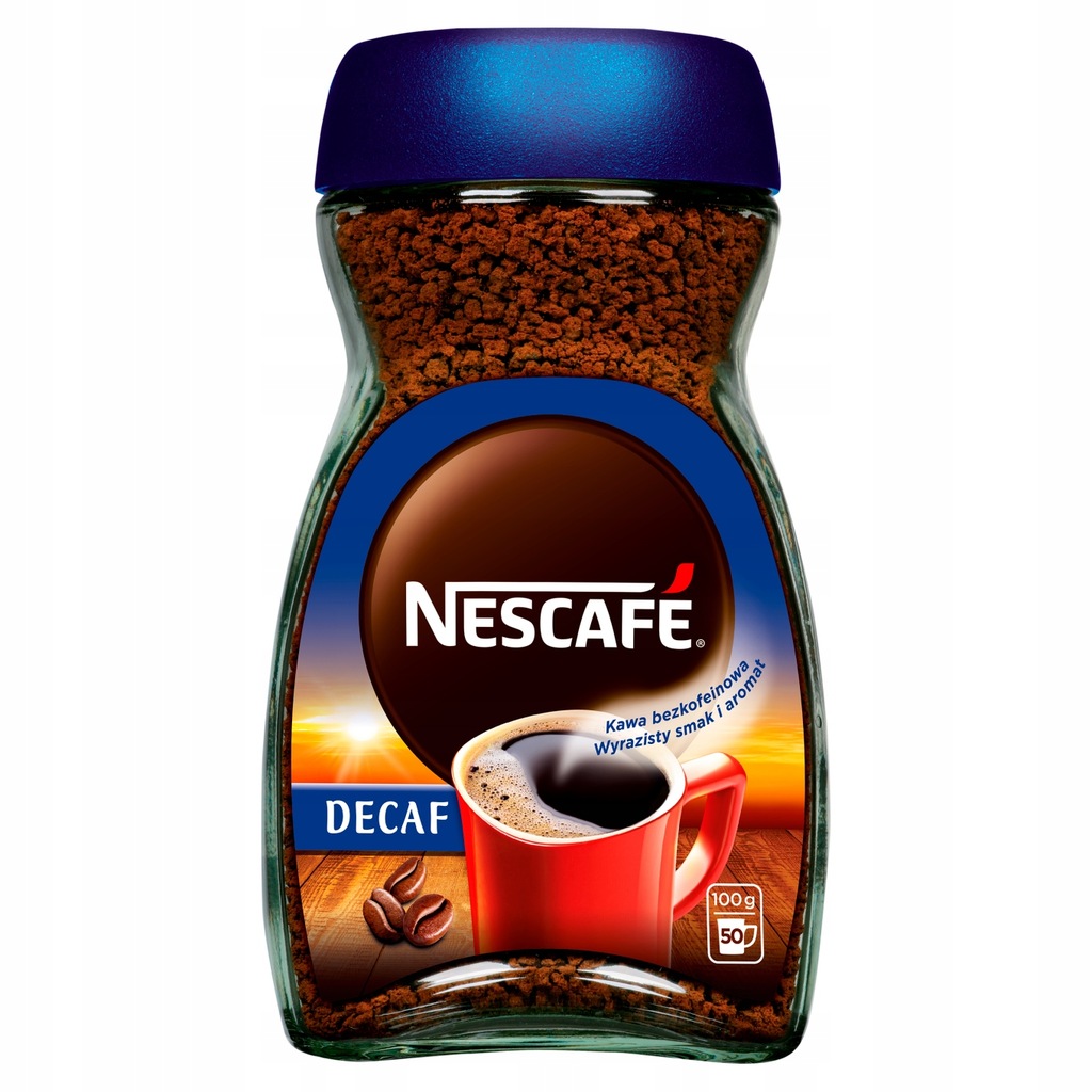 Nescafé Decaf Bezkofeinowa kawa rozpuszczalna 100g