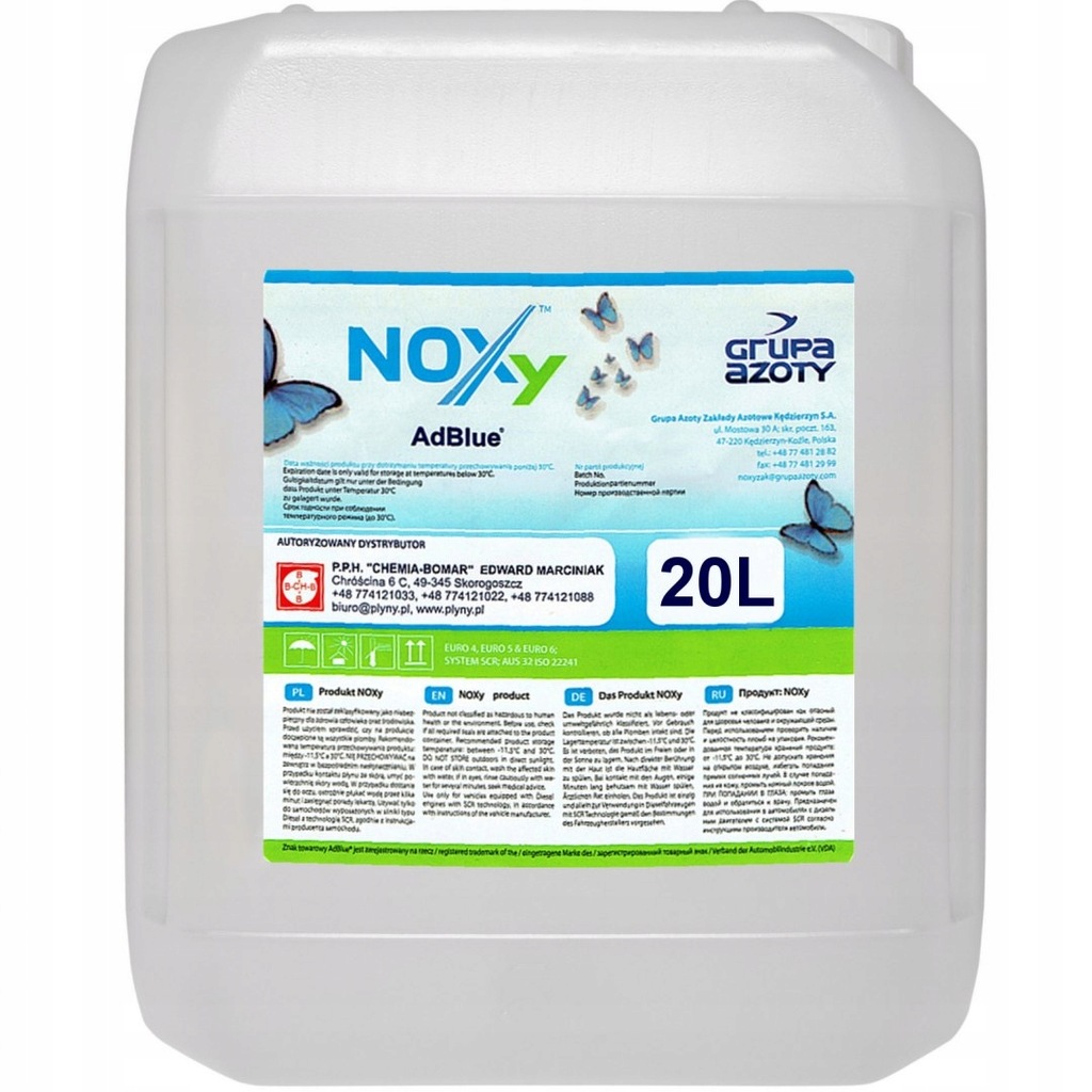 AdBlue NOXY płyn katalityczny dodatek do paliwa 20