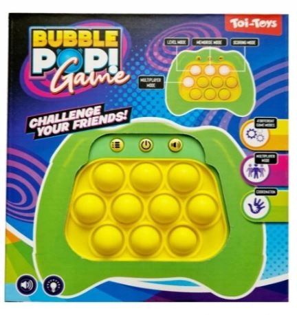 Gra zręcznościowa Bubble Pop Game POP IT 3+ Zielona