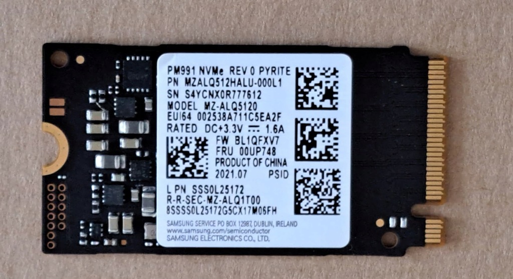 Samsung PM991 MZ-ALQ5120 512GB M.2 NVMe - 12615156903 - oficjalne ...