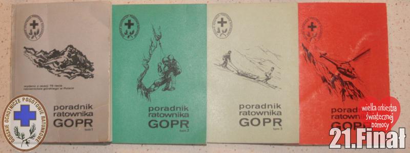 Poradnik ratownika GOPR, 4 tomy, 1 Wydanie z 1983r